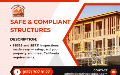 Maintaining Your Property Investment in Southern California: SB326 & SB721 Deck Inspection Experts