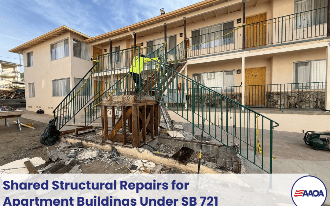 Image of apartment structural repair by Malki Construction contractors rebuilding shared-Structural-Repairs-for-Apartment-Buildings-Under-SB-721
